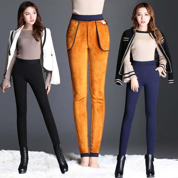 Waist Stretch Thickening Leggings - Picture 2 of 7